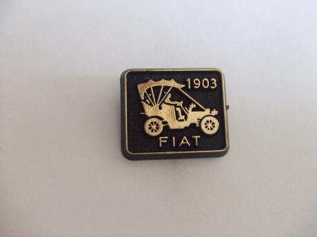 Fiat 1903 zwart goudkleurig
